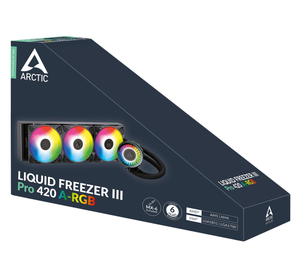 ARCTIC Liquid Freezer III Pro 420 ARGB 3x140mm ACFRE00185A - 1353160 - zdjęcie 6